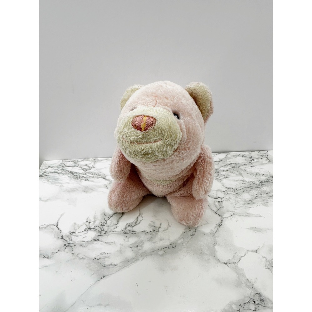 Baby Gund Lil Snuffles Plush Light Pink Teddy‎ Bear 9" Stuffed Animal Toy 320405